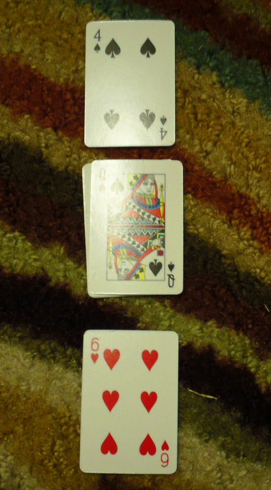 Make 10 - a player Makes 10 by adding a 6 to a 4.