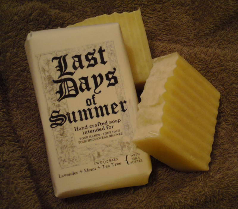 Picture of "last days of summer" soap
